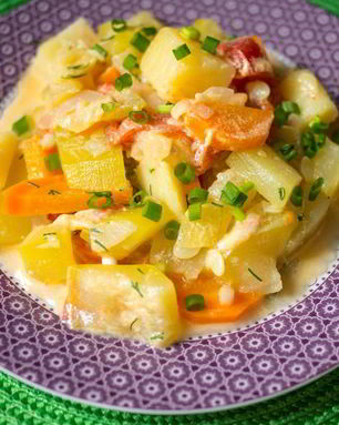 Кабачки в сметане