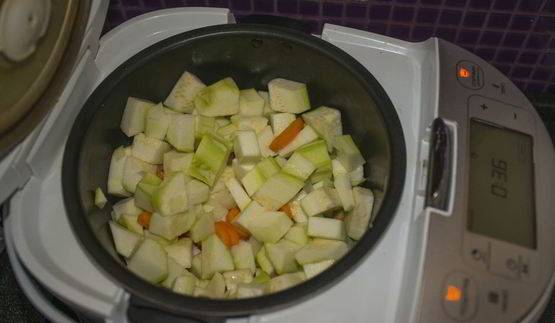 кабачки в сметане