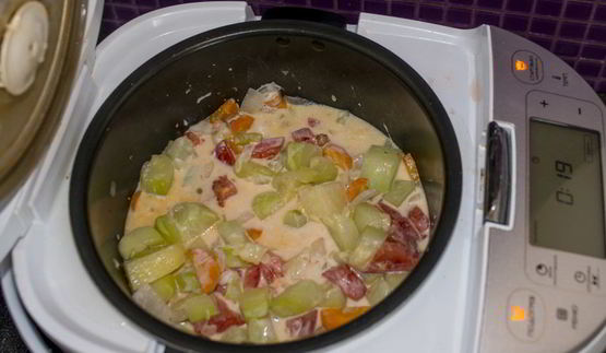 кабачки в сметане