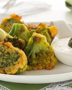 Капуста брокколи в легком кляре