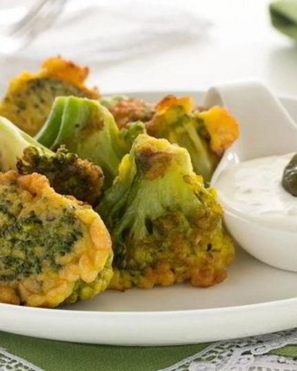 Рецепт капусты брокколи в легком кляре