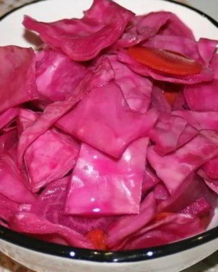 Рецепт капусты с чесноком в маринаде