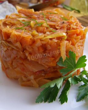 Капуста свежая в мультиварке