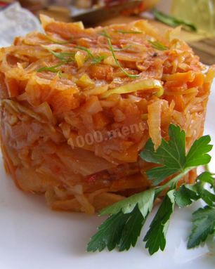 Капуста свежая в мультиварке