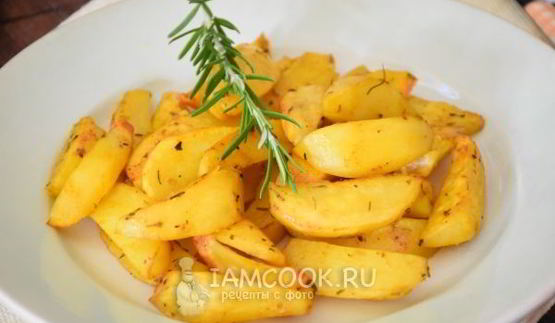 картофель, запеченный в рукаве