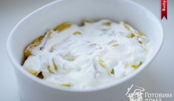картофель, запеченный в сметане