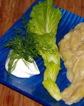 Китайская капуста тушеная