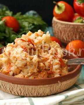 Ленивый фаршированный перец в мультиварке