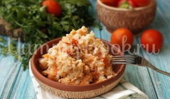 ленивый фаршированный перец в мультиварке