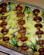 Мусака с фаршем и баклажанами