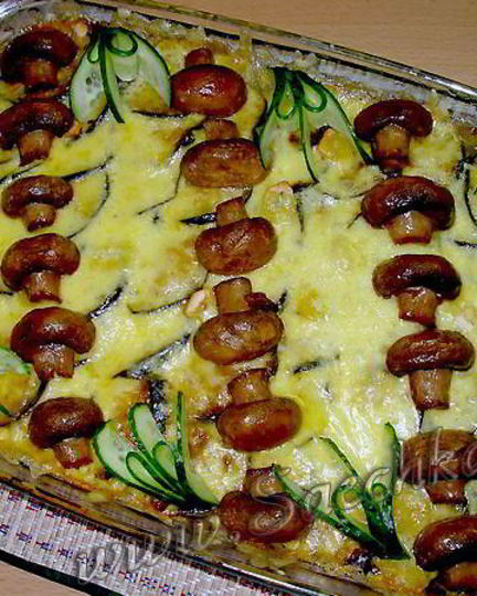 Рецепт мусаки с фаршем и баклажанами