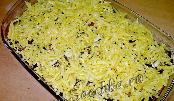 мусака с фаршем и баклажанами