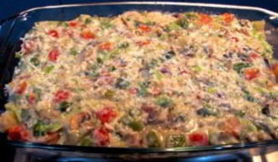 овощи в духовке под сыром