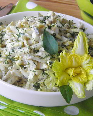 Пекинская капуста с курицей