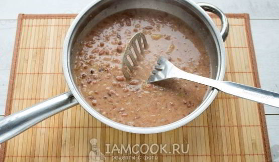 пережаренные бобы