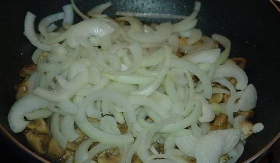 спаржевая фасоль с грибами