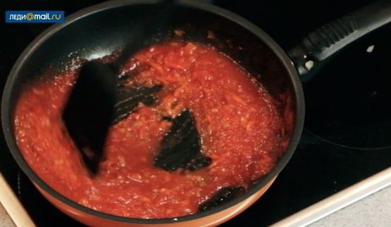 стручковая фасоль в томатном соусе