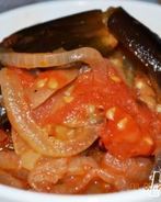 Сырдаг — жареные баклажаны с помидорами