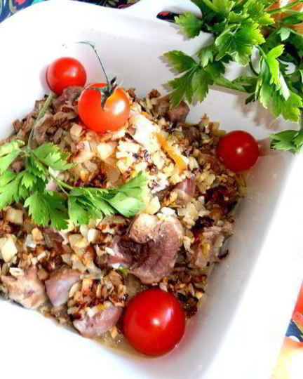 Рецепт томленой капусты с рулькой по-эстонски