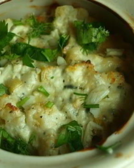 Рецепт цветной капусты в горшочке