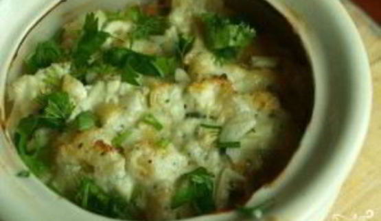 цветная капуста в горшочке