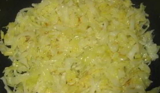 тушеная капуста с фаршем