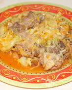 Тушеная капуста с уткой