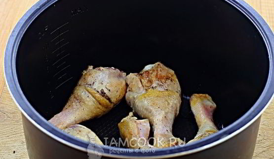 тушеная картошка с курицей