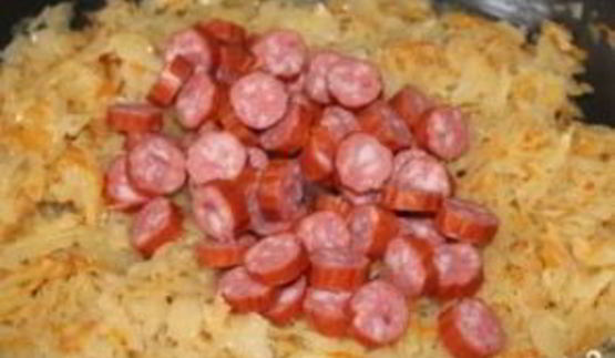 тушеная кислая капуста по-немецки