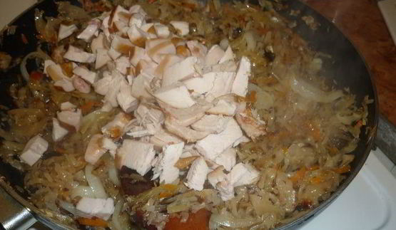 тушеная квашеная капуста не по-немецки