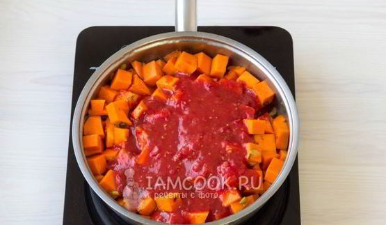 тушеная тыква