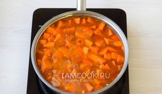 тушеная тыква