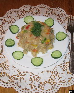 Тушеные Морковь, Лук репчатый, Кукуруза с рисом, перец