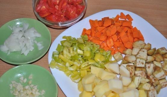 тушеные овощи в мультиварке