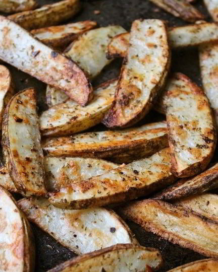 Рецепт запеченного картофеля дольками