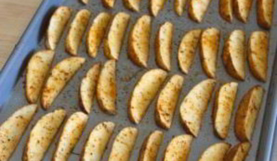 запеченный картофель дольками