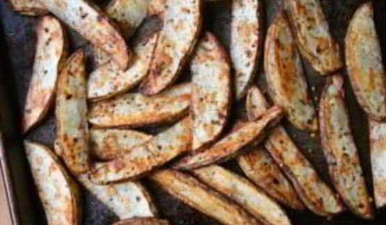 запеченный картофель дольками