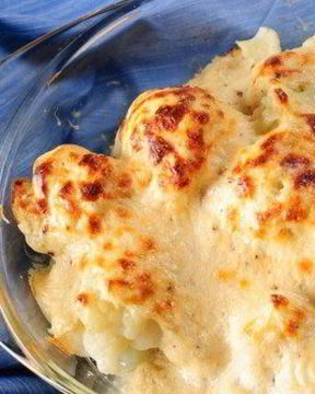 Жареная цветная капуста с бальзамическим уксусом и пармезном