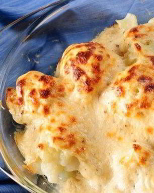 Жареная цветная капуста с бальзамическим уксусом и пармезном