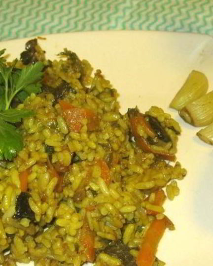 Рецепт грибного плова