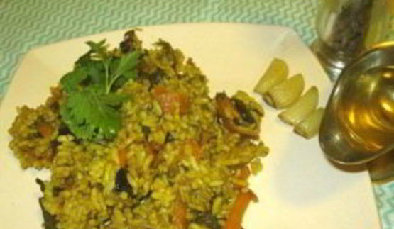 грибной плов