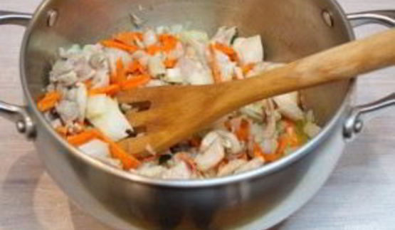 острый плов с курицей