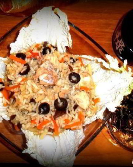 Рецепт паэльи — быстрого риса с консервированным тунцом