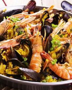 Паэлья из морепродуктов