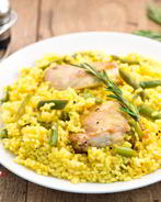 Паэлья с курицей