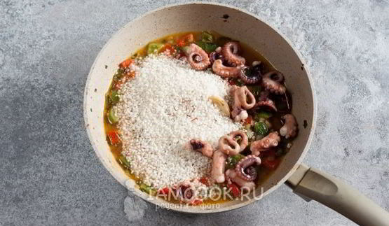 паэлья с морепродуктами