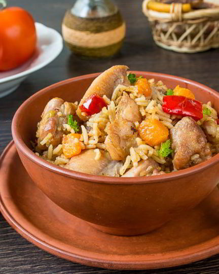 Рецепт пилава с курицей и тыквой