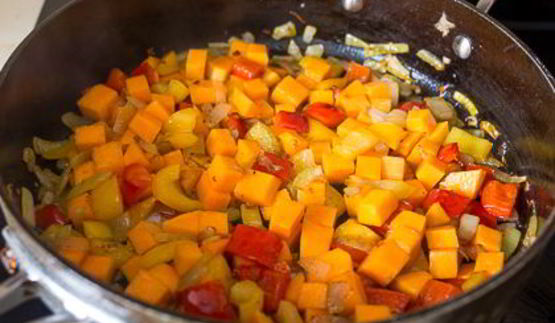 пилав с курицей и тыквой