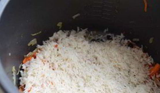 плов без мяса в мультиварке
