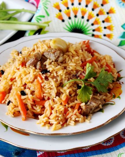 Рецепт плова из баранины в казане